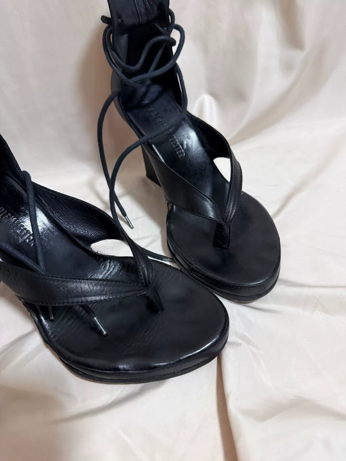 Ann Demeulemeester Thong High Heels