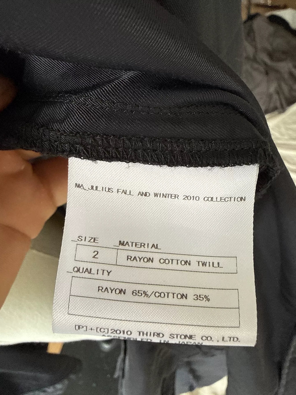 Julius AW10 Irregular Multi‑Way Cape‑Style Coat