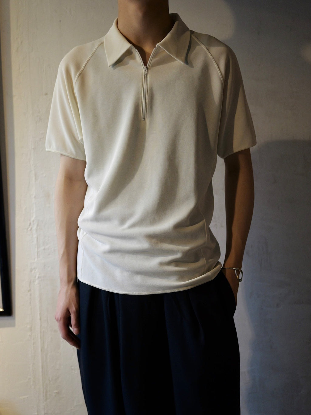 Issey Miyake SS99 Zip-Up Polo Shirt