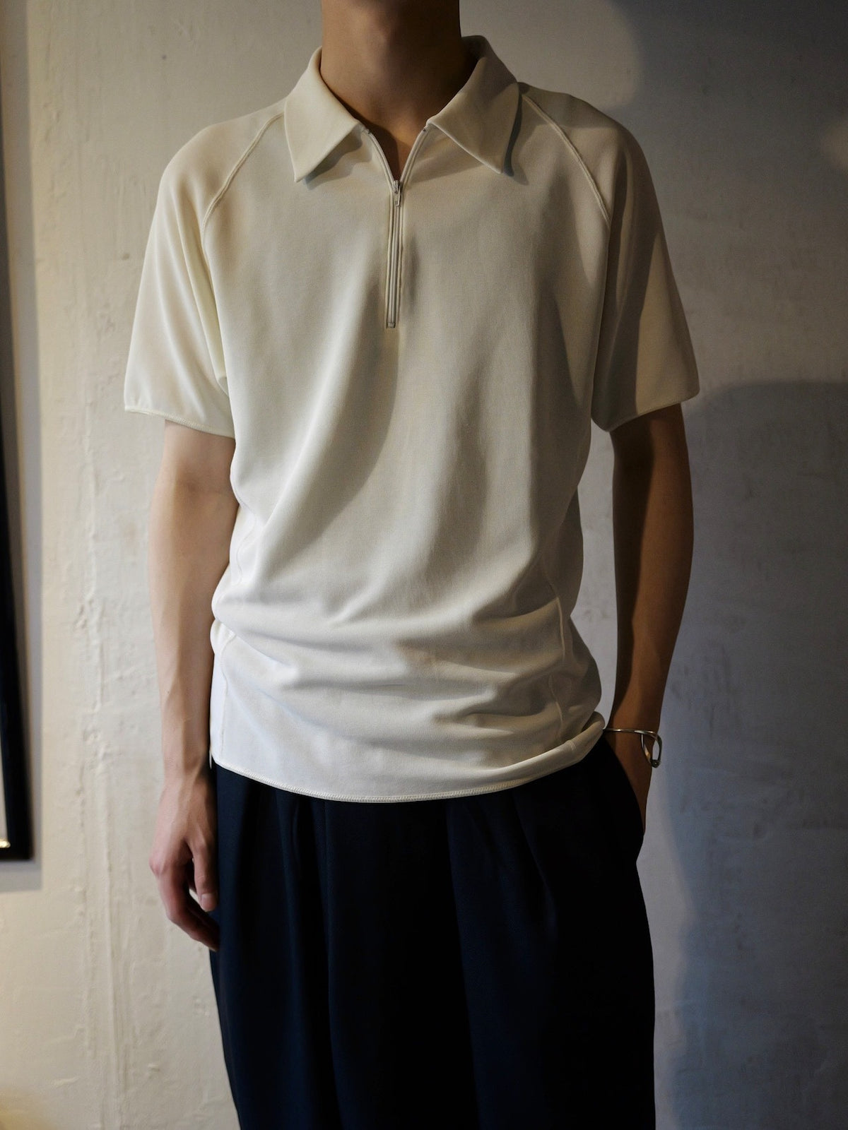 Issey Miyake SS99 Zip-Up Polo Shirt