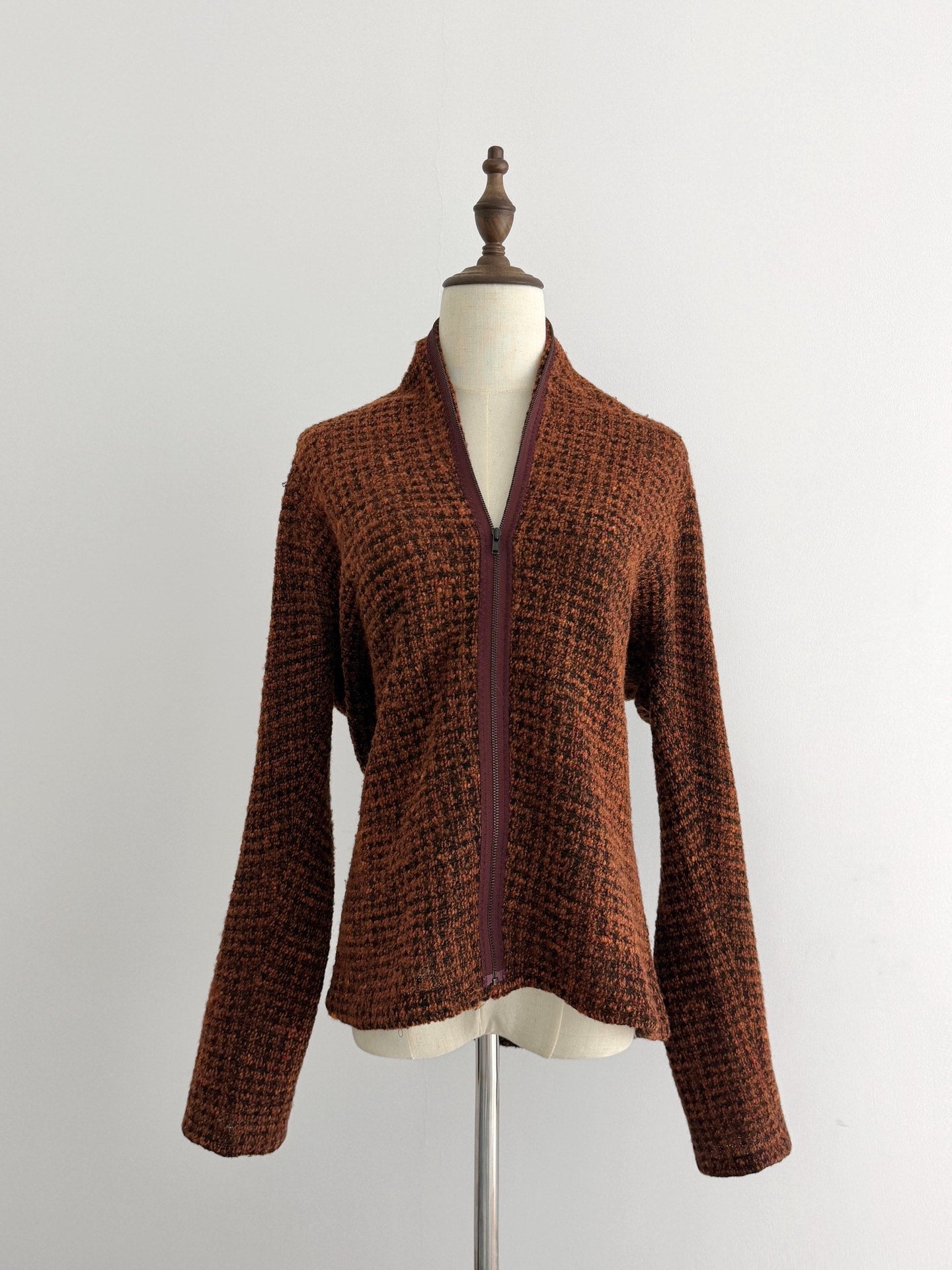 Yohji Yamamoto 00AW Full Zip Wool Top - Devines