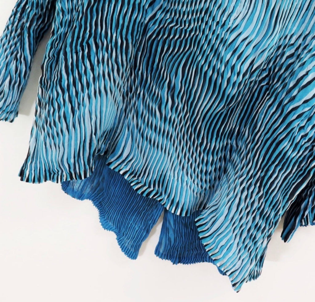 Issey Miyake Wave Double-Sided Pleated Shirt