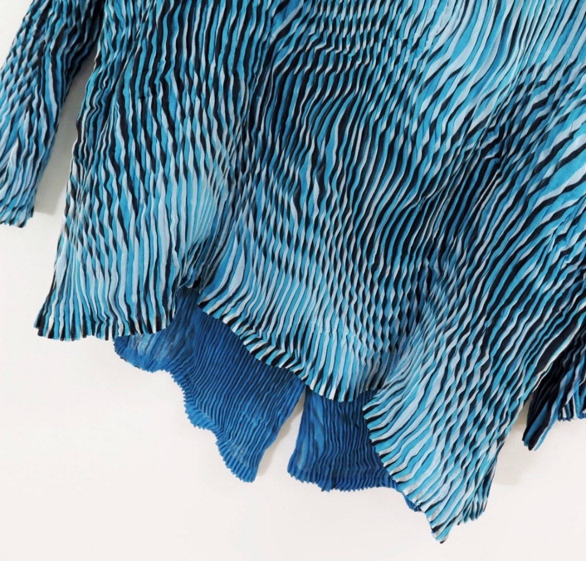 Issey Miyake Wave Double-Sided Pleated Shirt