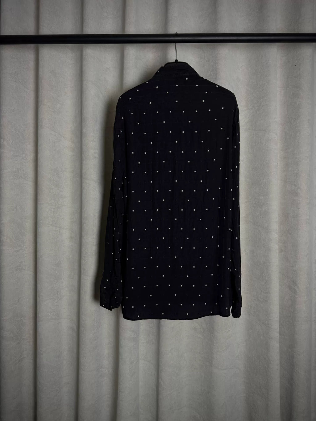 Saint Laurent Paris 20FW Silk Plaid Shirt