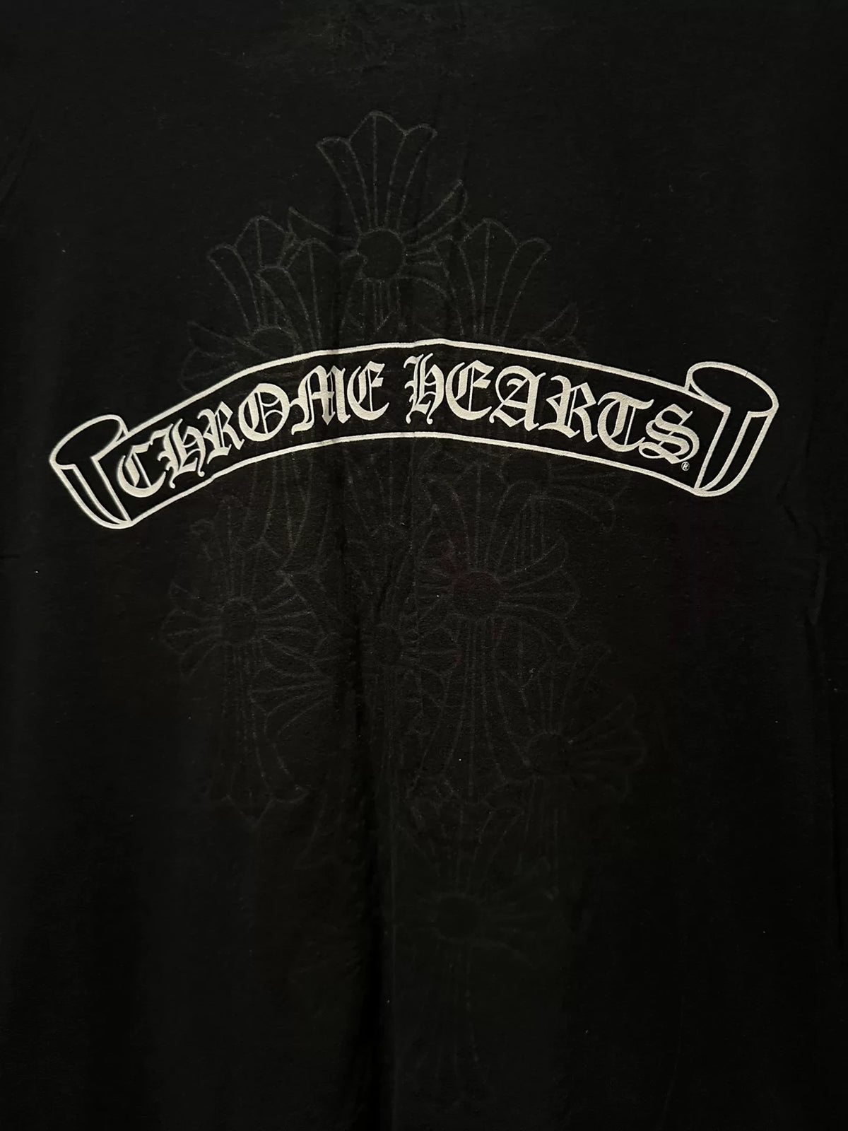 Chrome Hearts Phantom Cross Scroll Sanskrit Tombstone Top