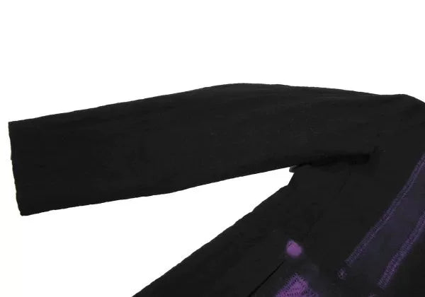 Issey Miyake Vintage Purple Pattern Suit Jacket