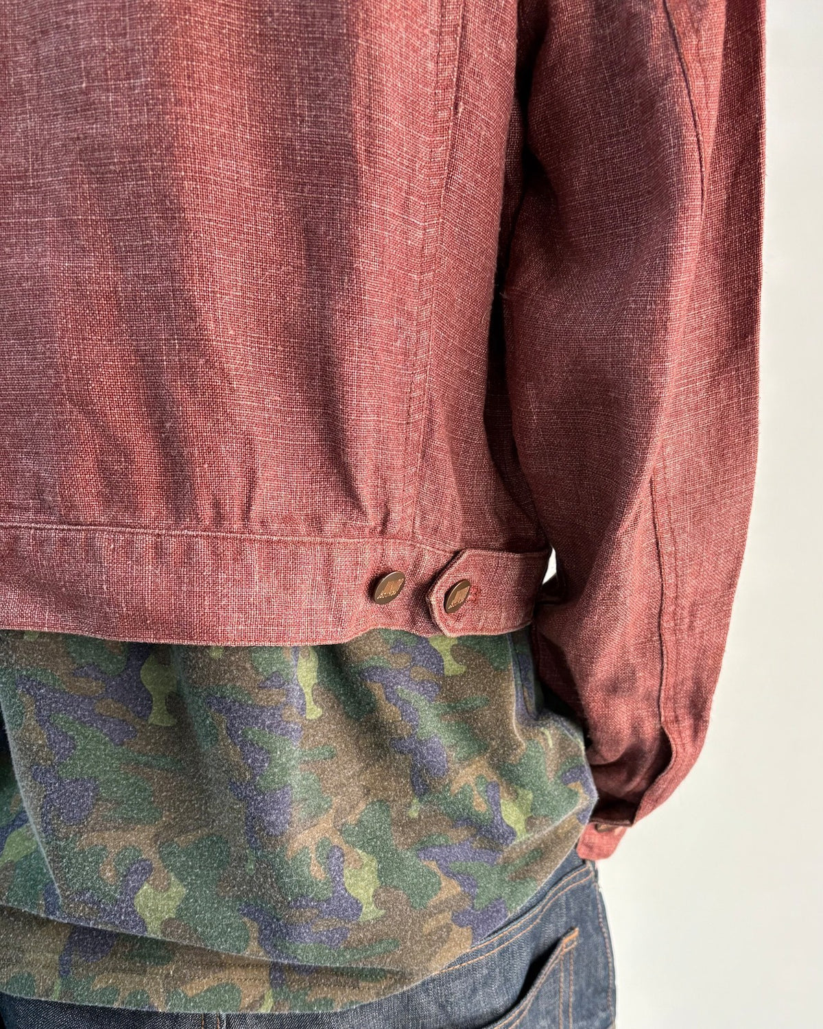Jean Paul Gaultier Linen Denim Jacket