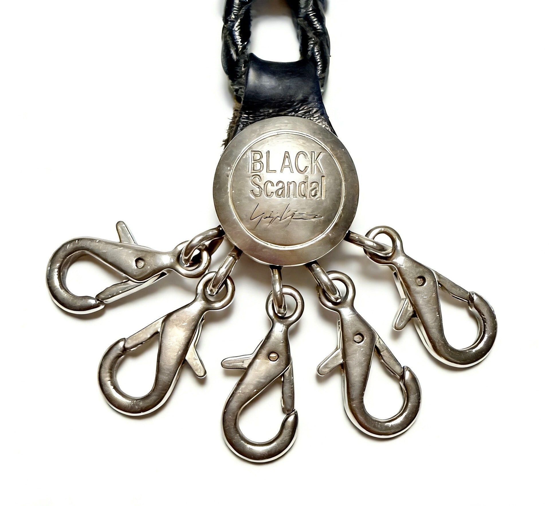 Yohji Yamamoto Black Scandal keychain