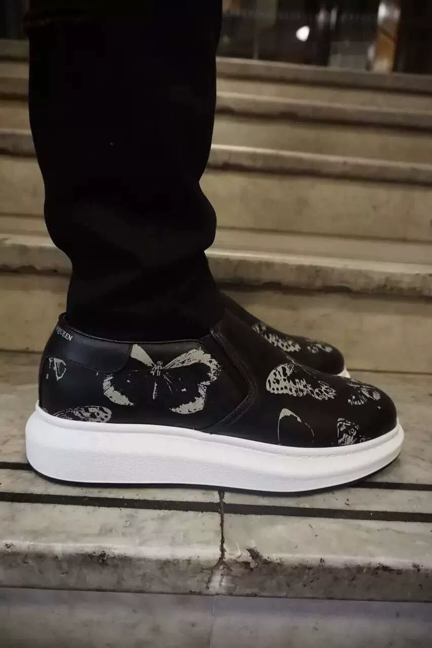 Alexander McQueen FW16 Black Leather Sneaker