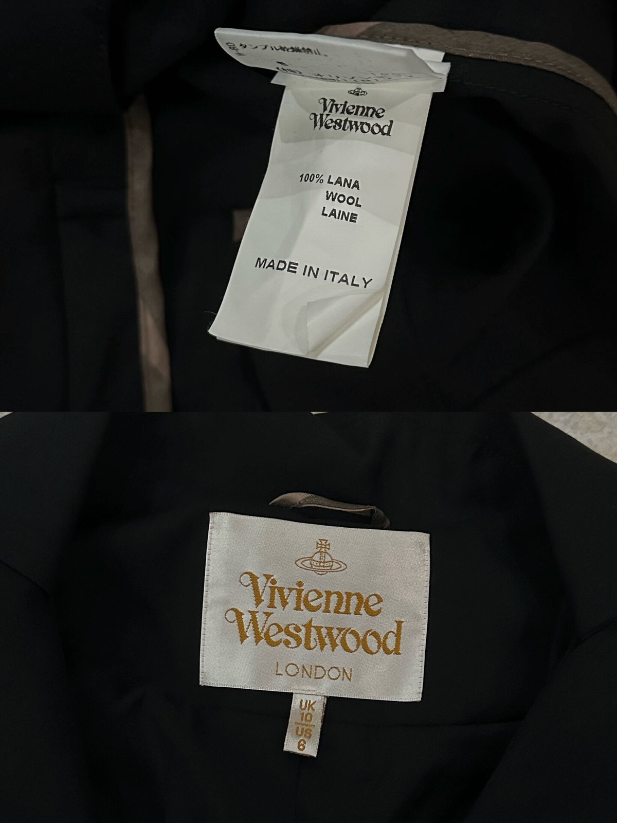 Vivienne Westwood vintage gold label runway line deconstructed jacket