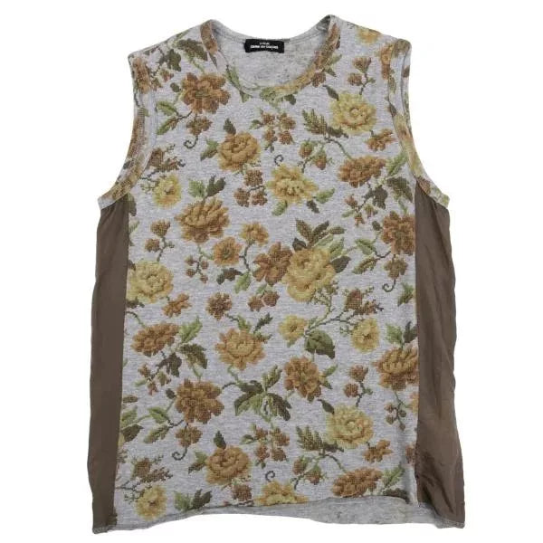 COMME des GARCONS Vintage Grey Floral Vest