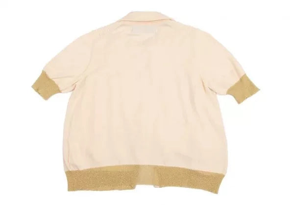 COMME des GARCONS Vintage Beige Bow Knit Top