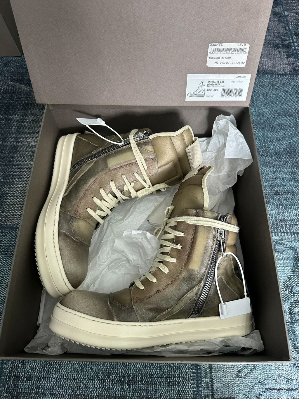 Rick Owens Inverted-Triangle Sneakers