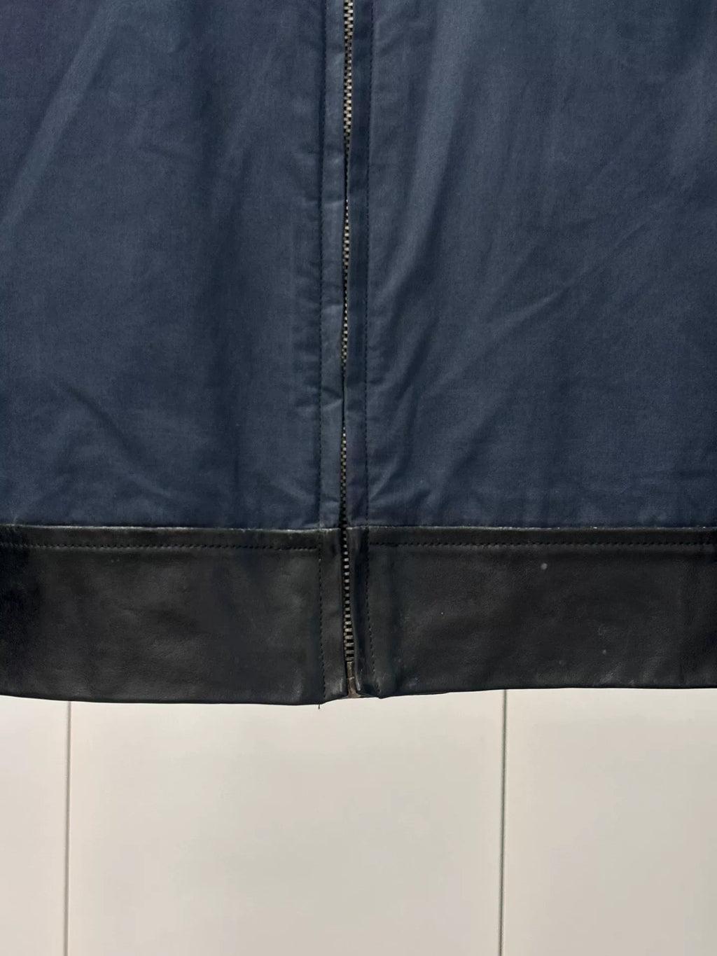 Rick Owens｜Patchwork Leather Motorcycle Jacket