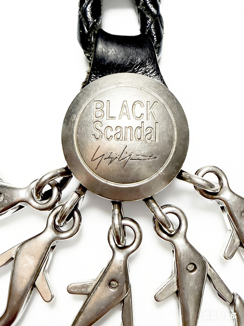 Yohji Yamamoto Black Scandal keychain