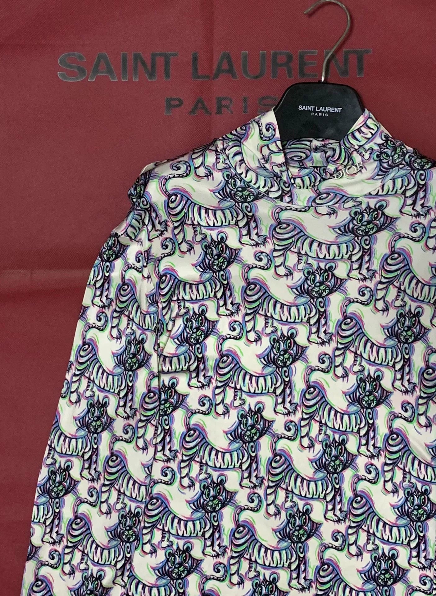 Dior Men 22SS Year Of Tiger Turtleneck Long Sleeve Top