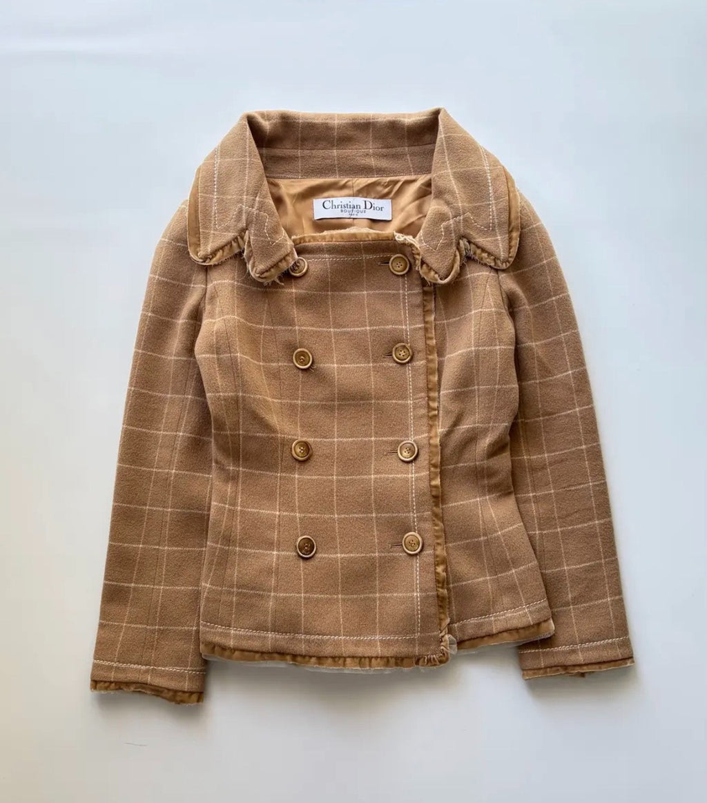 Dior Double-Breasted Wool Coat