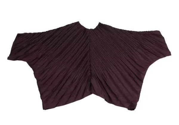 Issey Miyake Vintage Red Main Line Pleated Top