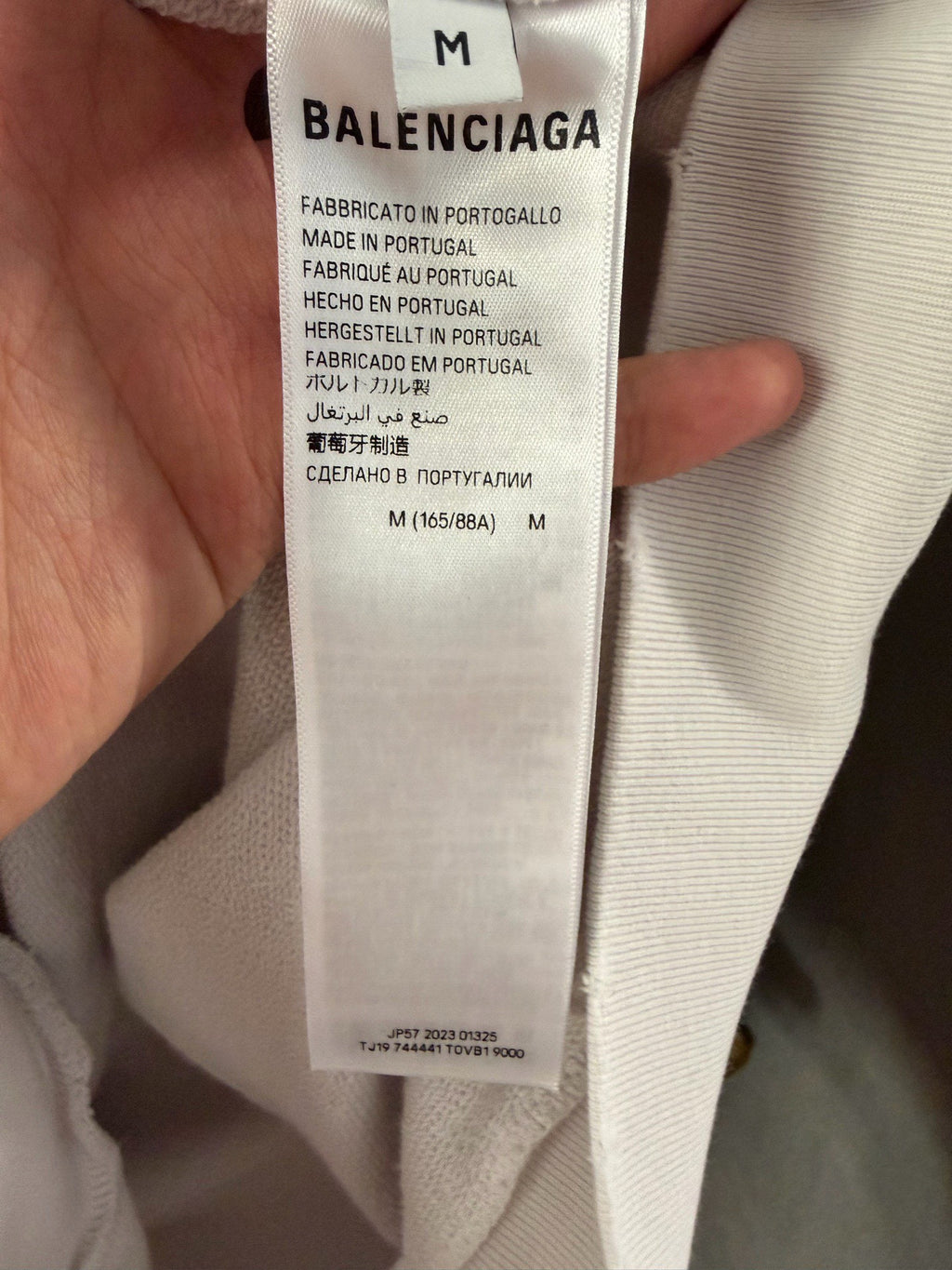 Balenciaga Tape Letter Print Hooded Sweater