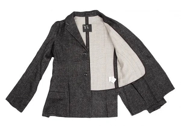 Yohji Yamamoto Linen Blend Deconstructed Jacket