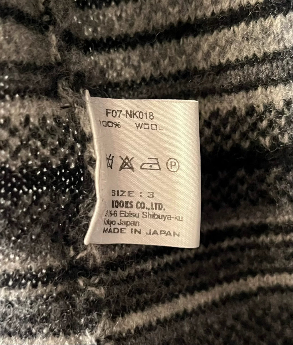 Number (N)ine 07AW knit cardigan