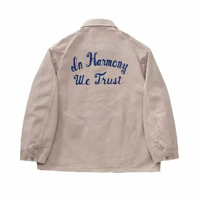 visvim AW26 BAKER WD UT.JKT Ivory Drop-Shoulder Jacket