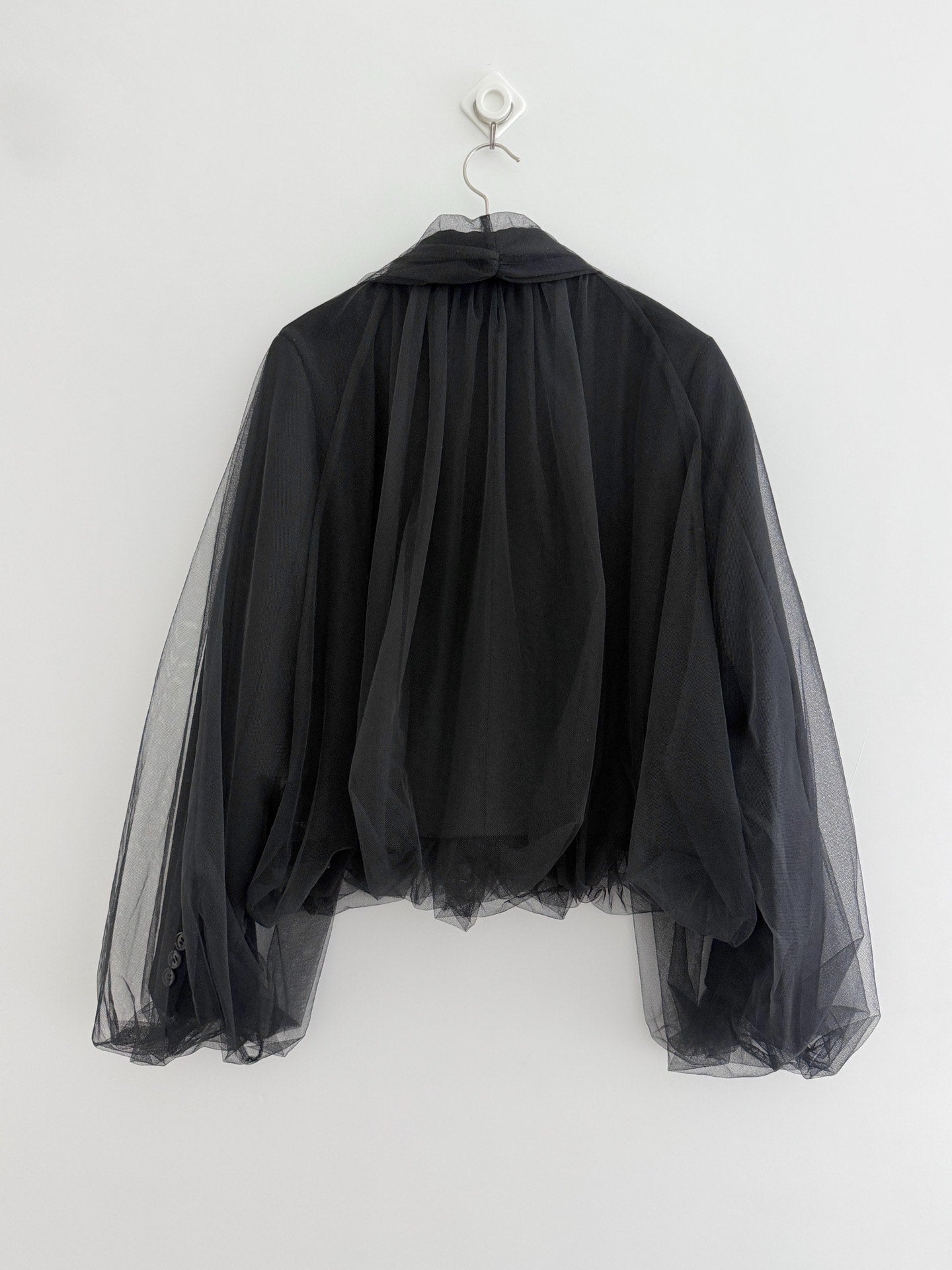 Noir Kei Ninomiya Mesh Panel FW18 Blazer - Devines