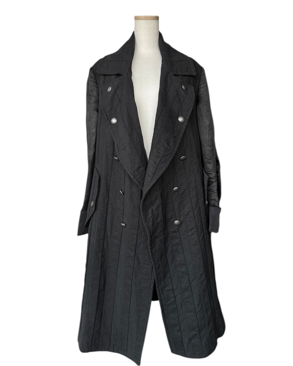 Ann Demeulemeester SS08 Double-Breasted Long Coat