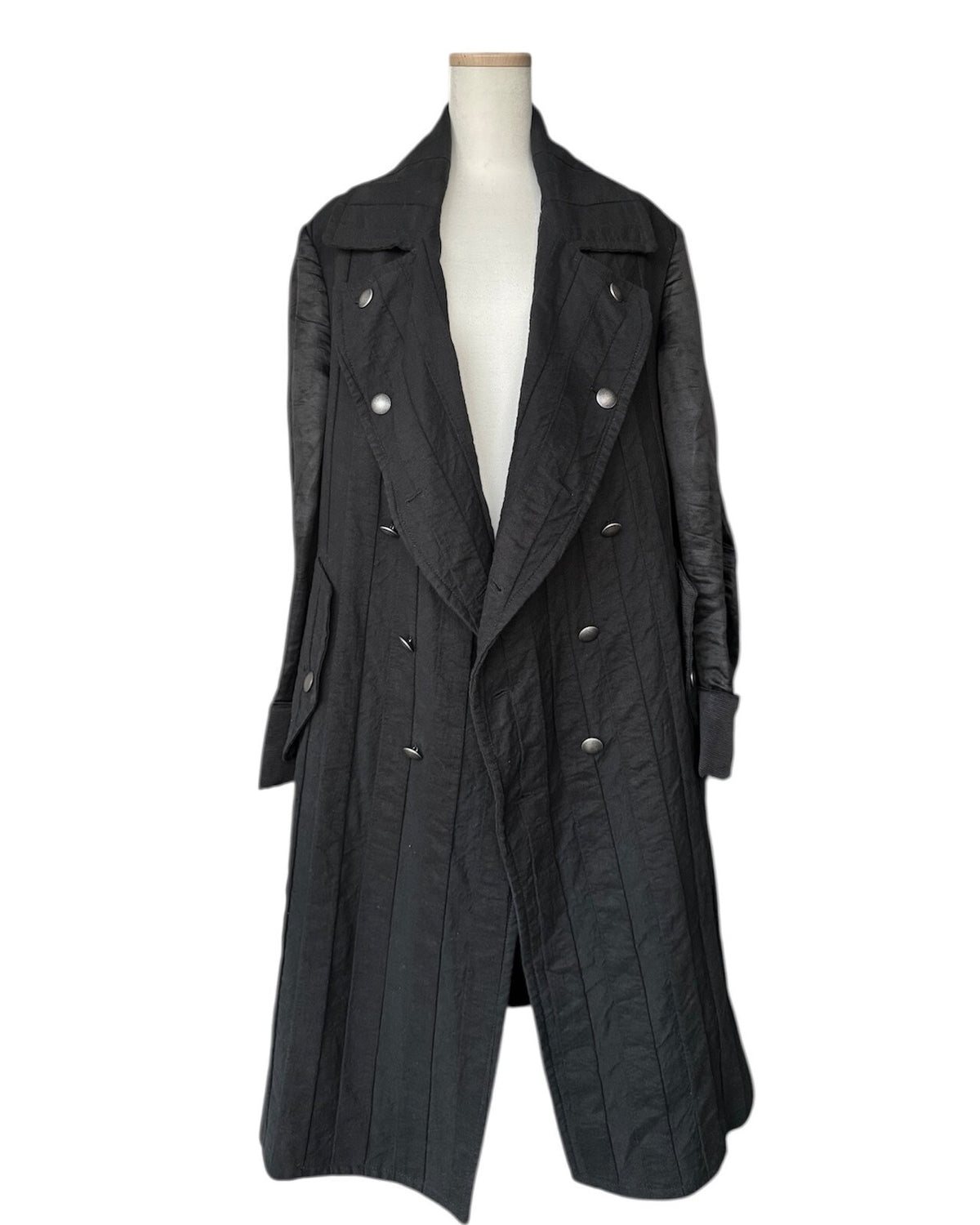 Ann Demeulemeester SS08 Double-Breasted Long Coat