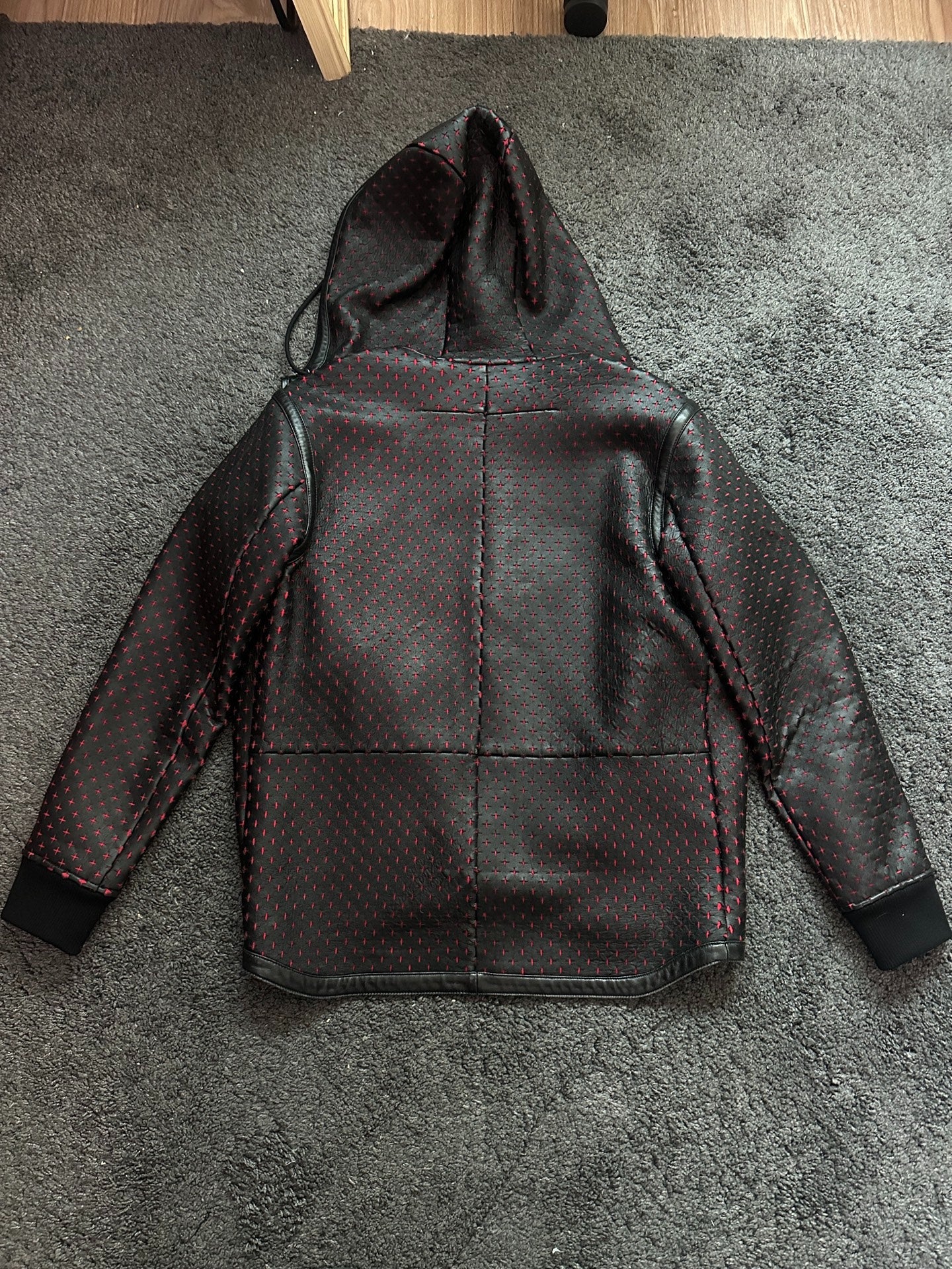 Givenchy Cross Cutout Leather Jacket