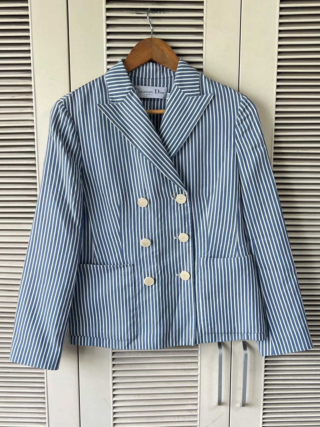 Dior Striped Double-Breasted Blazer