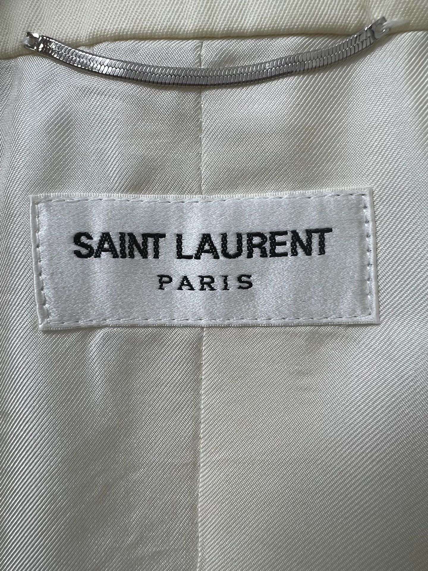 Saint Laurent Slp24ss White Suit
