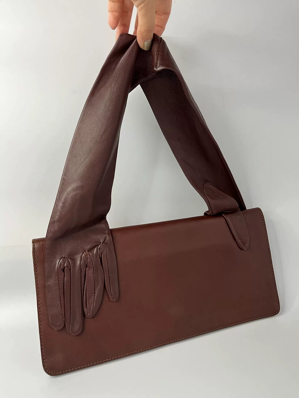 Maison Margiela x H&M collaboration, dark red, glove bag
