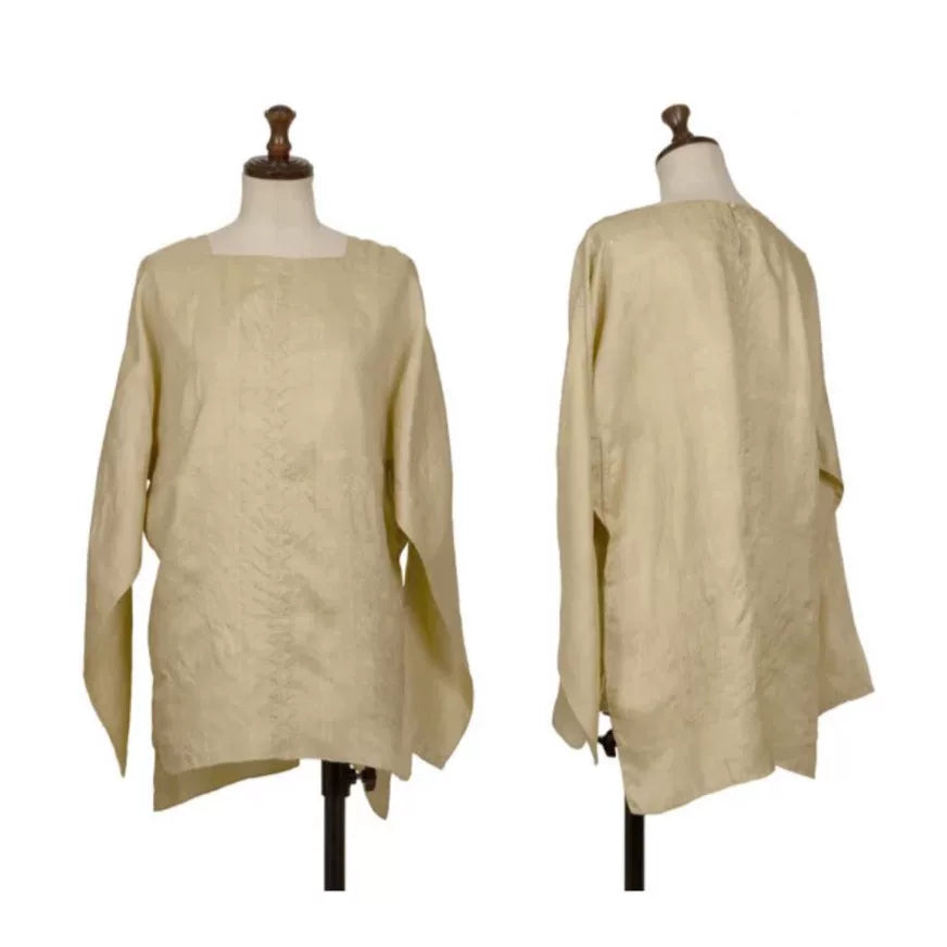 Issey Miyake Vintage Beige Top