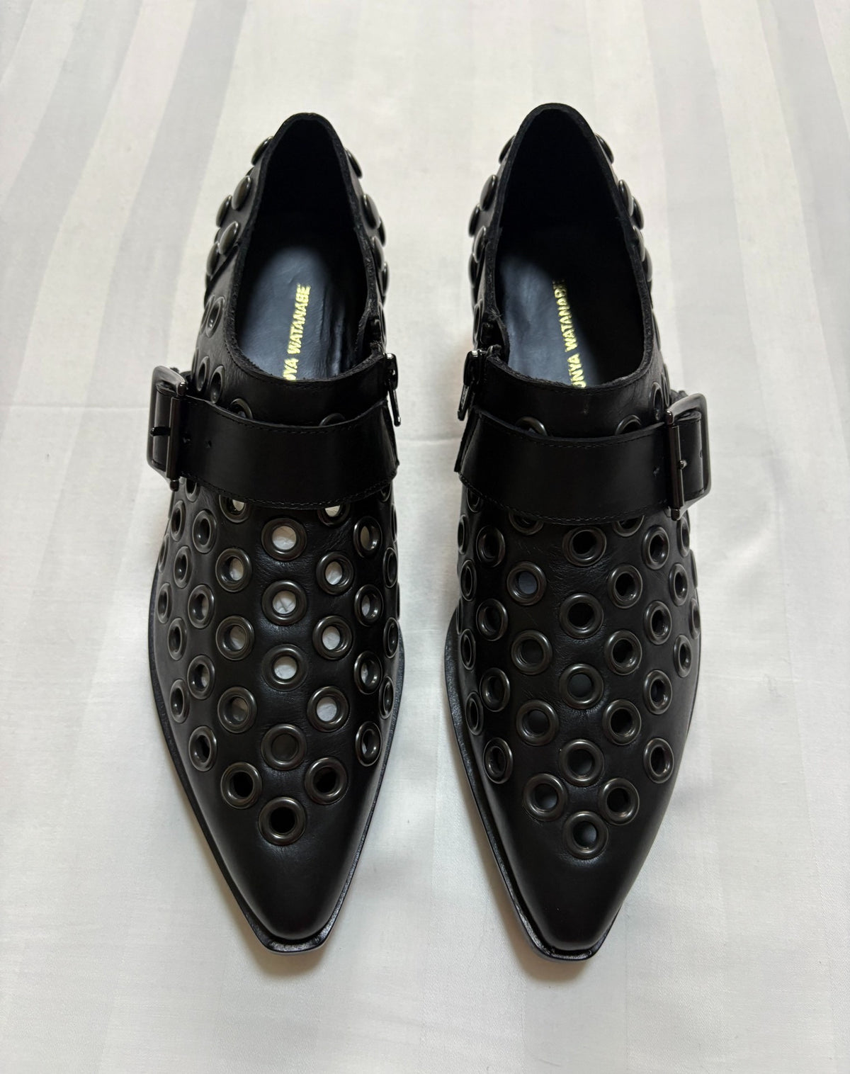 Junya Watanabe Shoes Runway Style Studded Cut-Out Pointed-Toe Shoes
