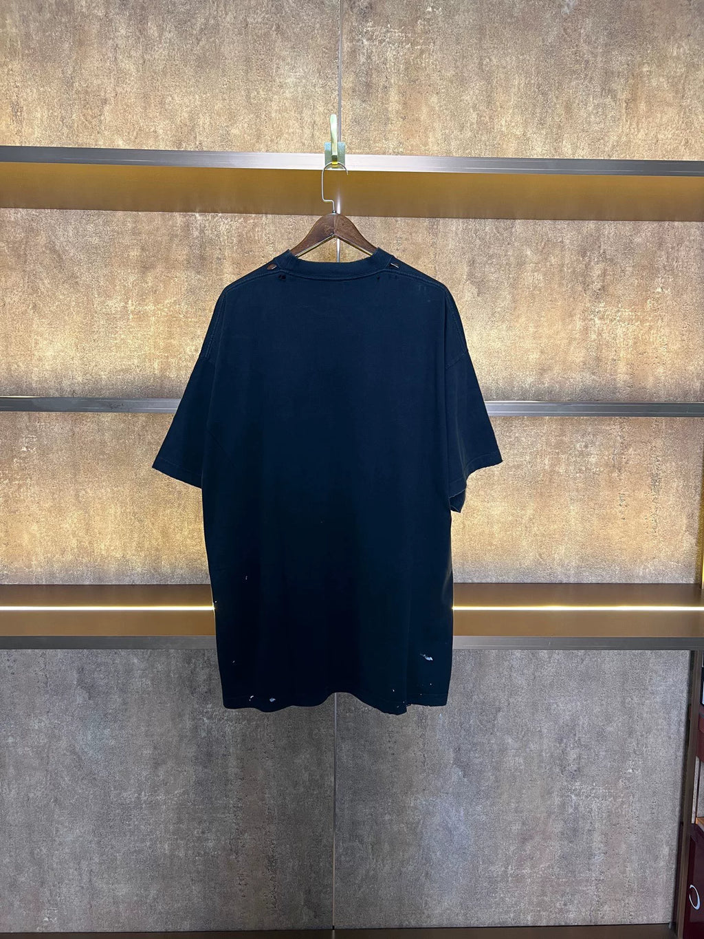 Balenciaga Flame Logo Short Sleeve Top