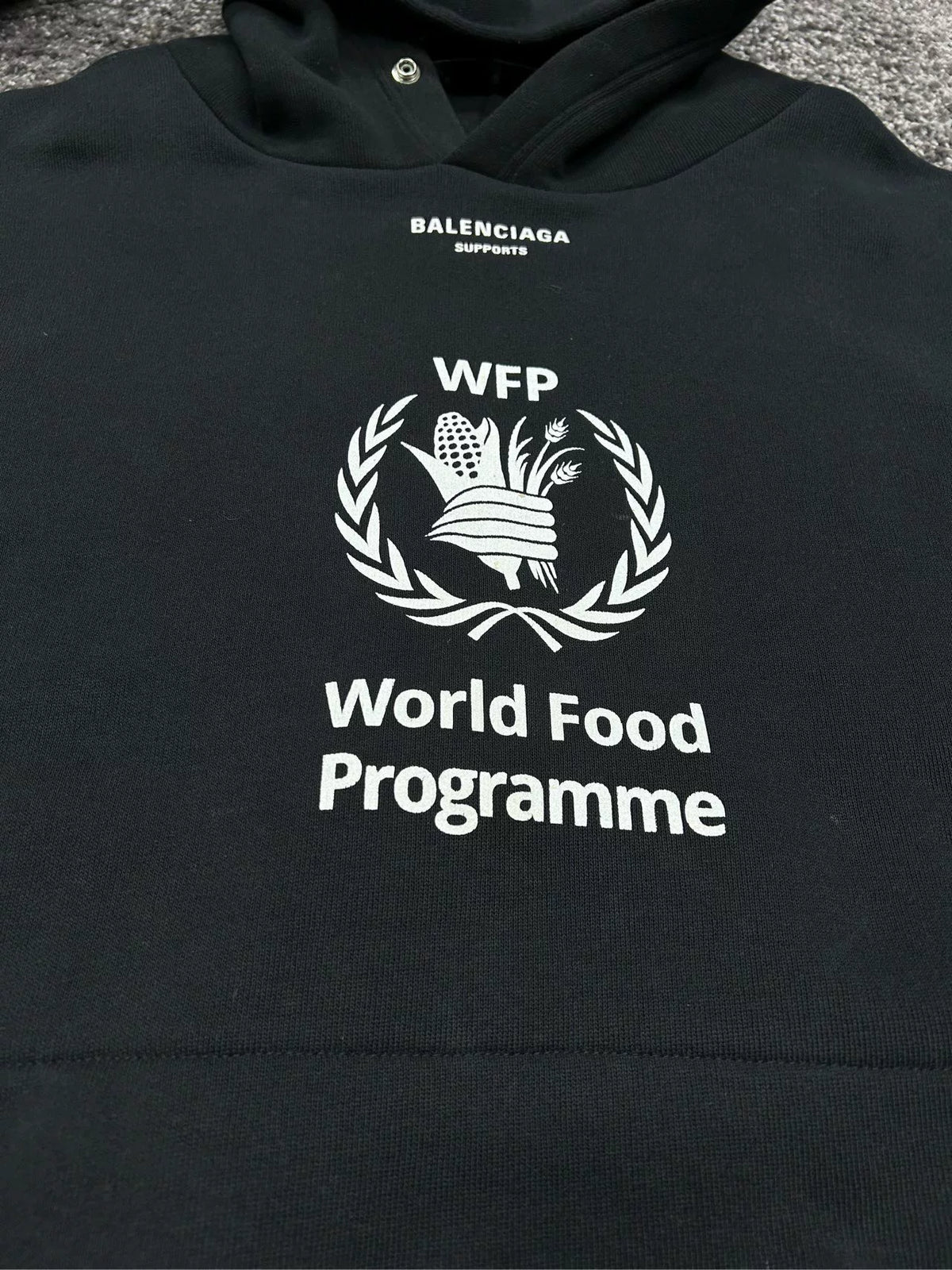Balenciaga WFP World Food Programme Hooded Sweater