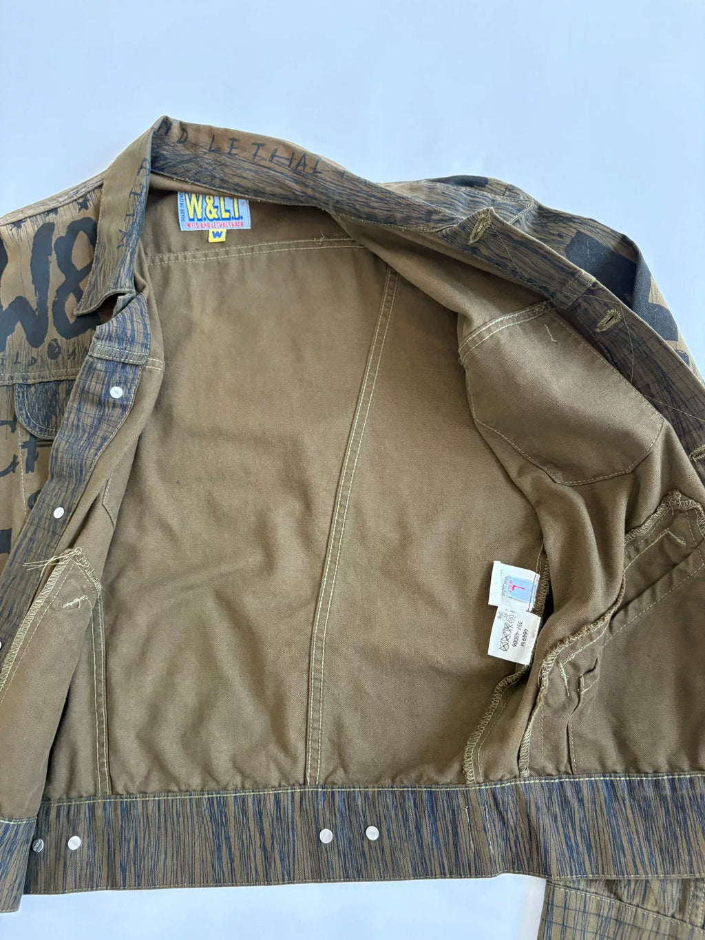 Walter van Beirendonck 1998 graffiti jacket