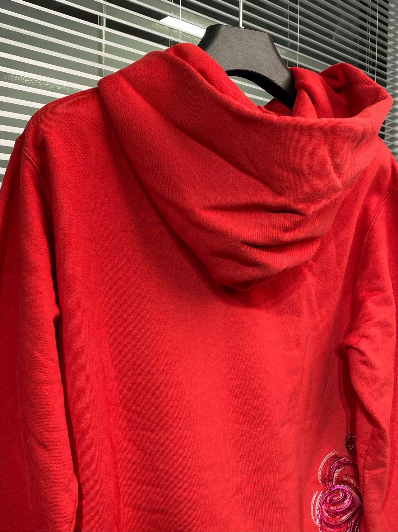 Dior Kenny Scharf Hooded Embroidered Red Hoodie