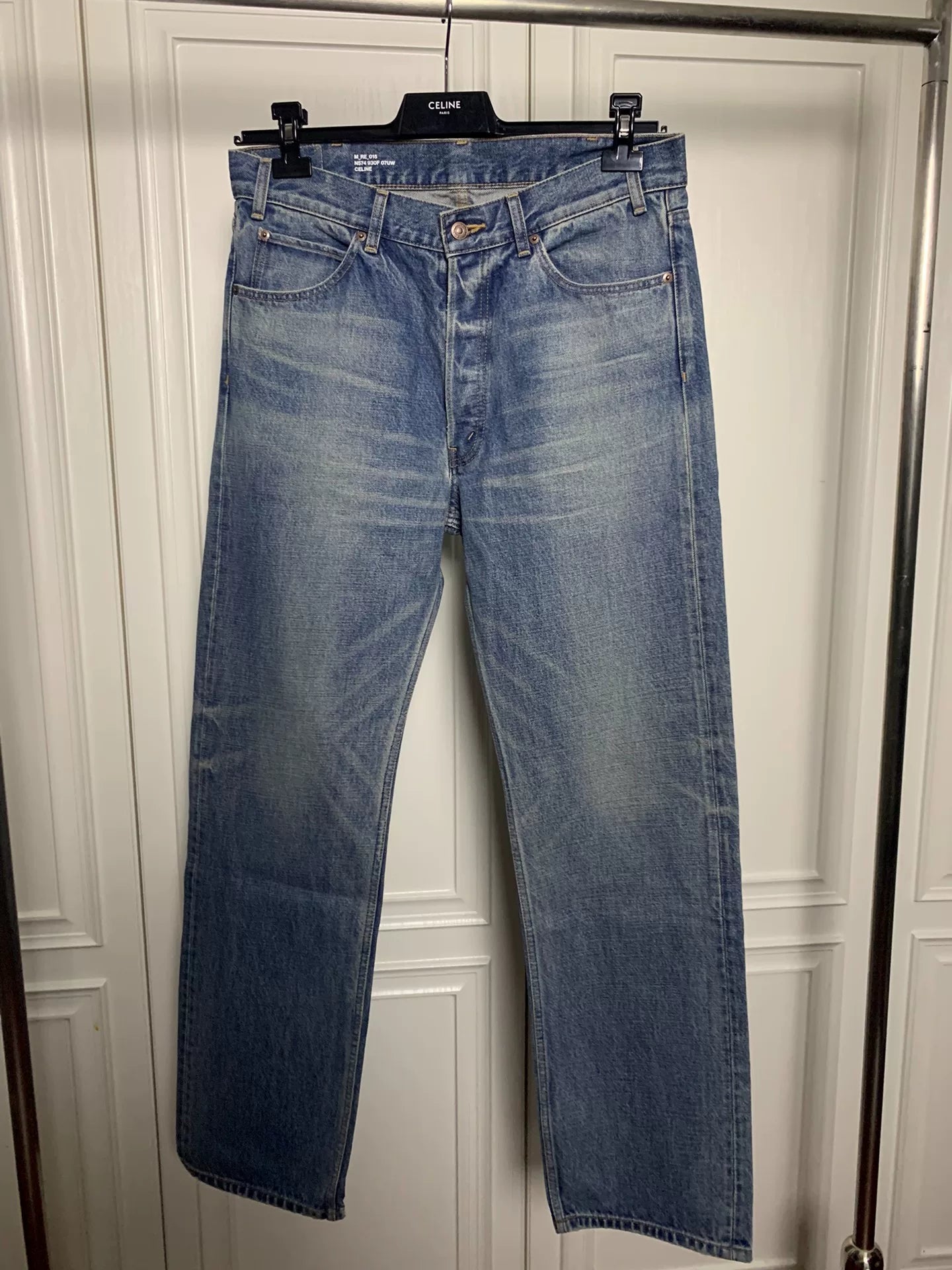 Celine 24FW Union Wash Kurt Beige Jeans