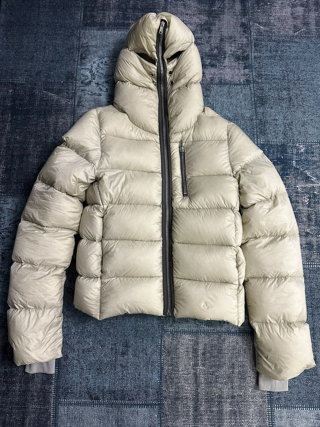 Rick Owens Shark Down Jacket Beige