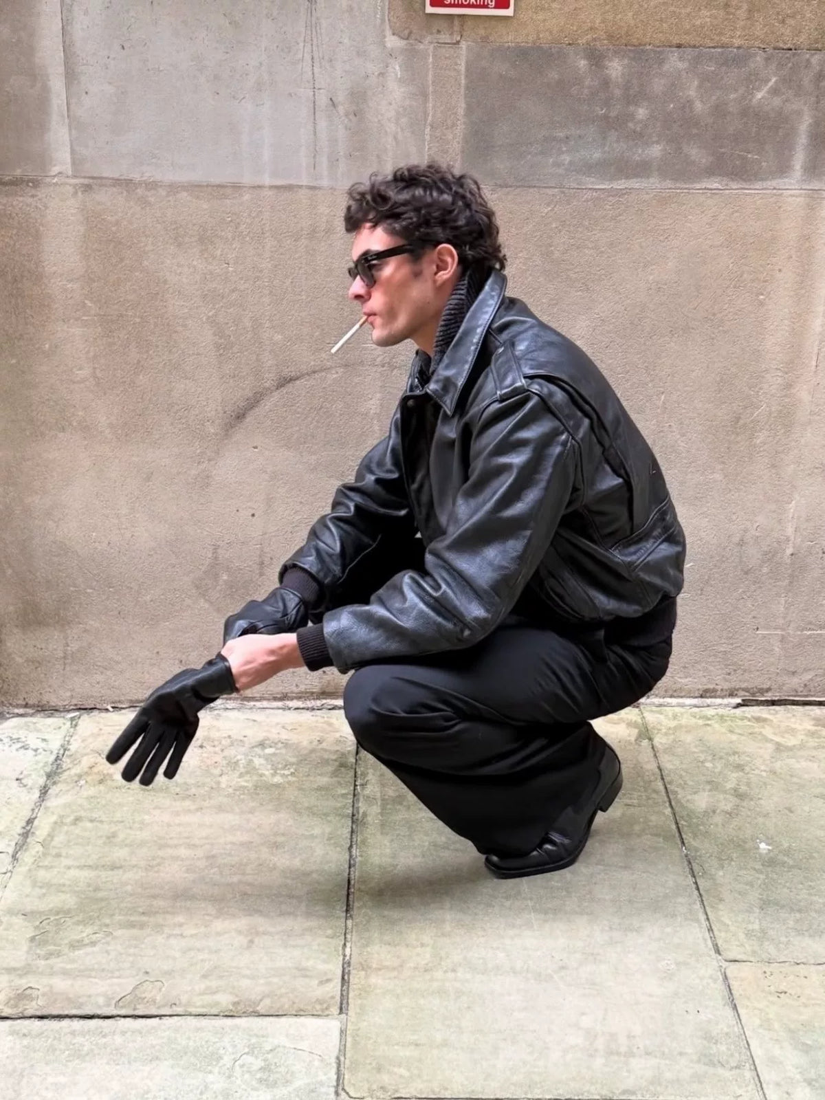 Dior Navy Blue Ma1 Reversible Lambskin Jacket
