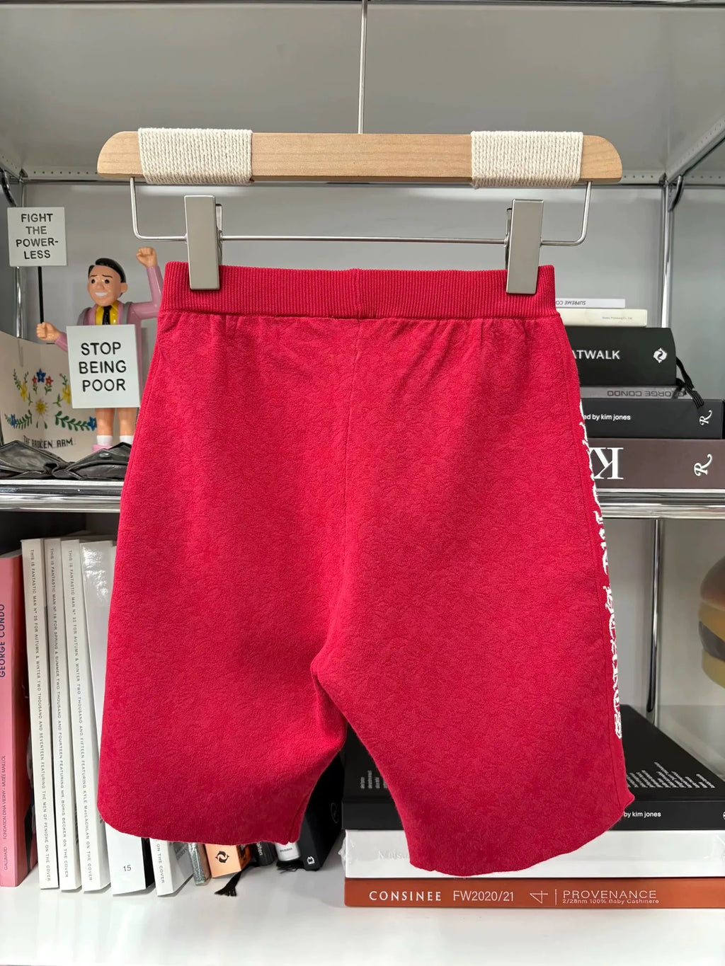 Chrome Hearts Red White Viscose Nylon Shorts