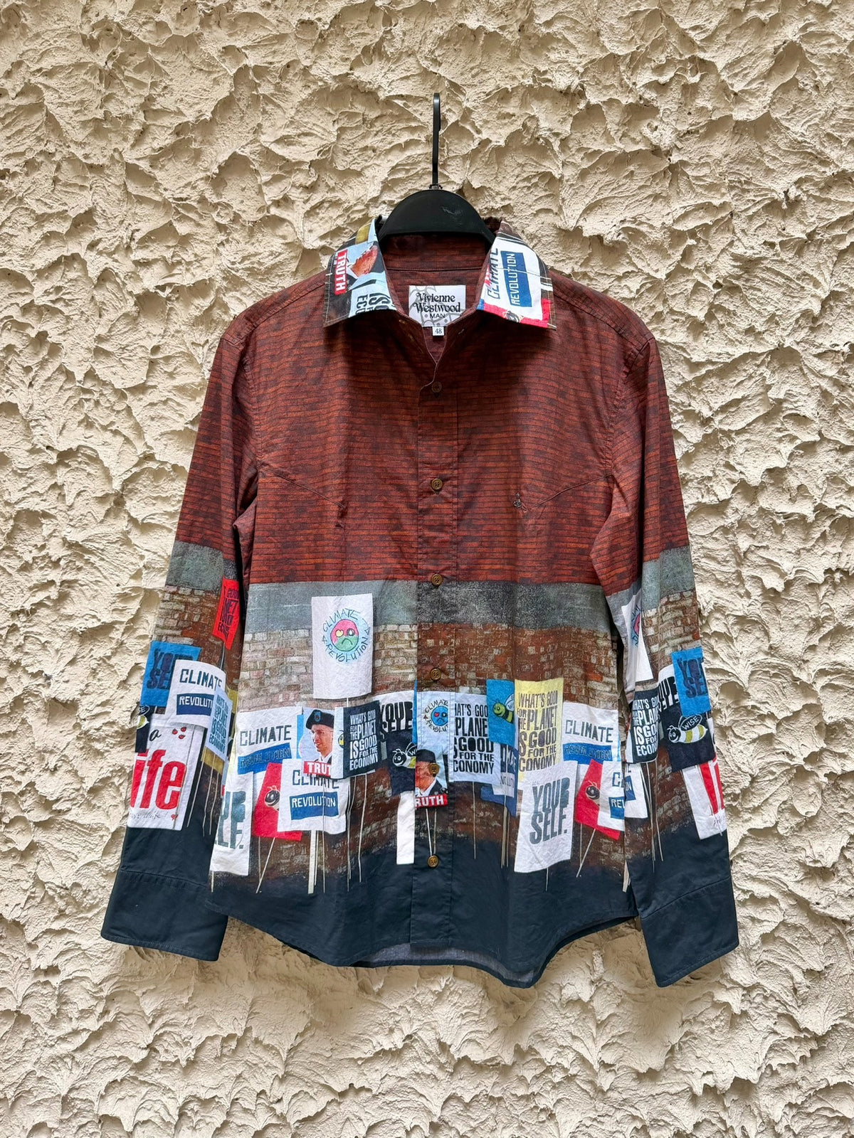 Vivienne Westwood street scene print shirt