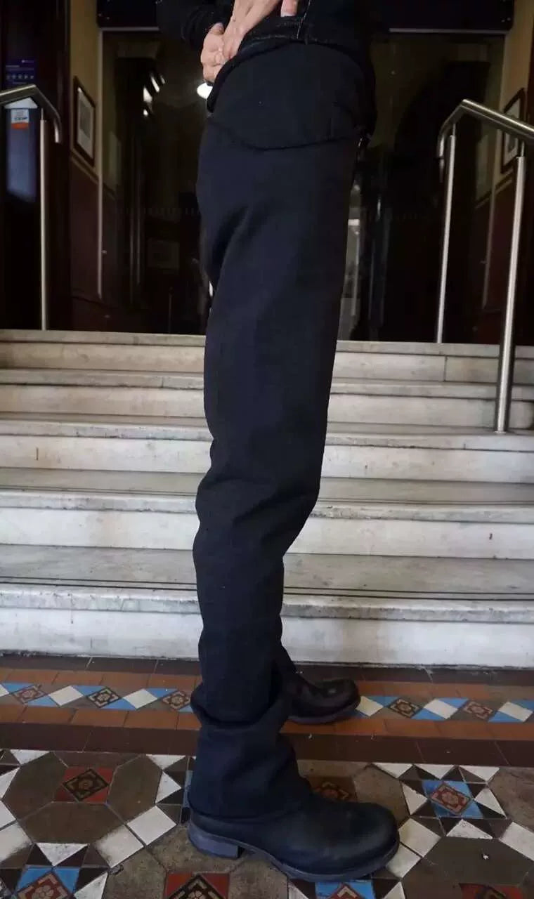 M.A+ FW15 Black 5 Pockets Cotton Trousers