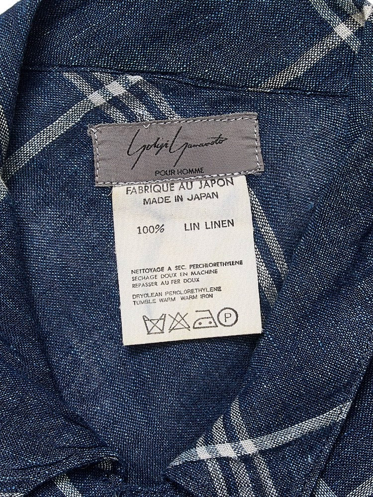 Yohji Yamamoto SS86 Striped Linen Shirt