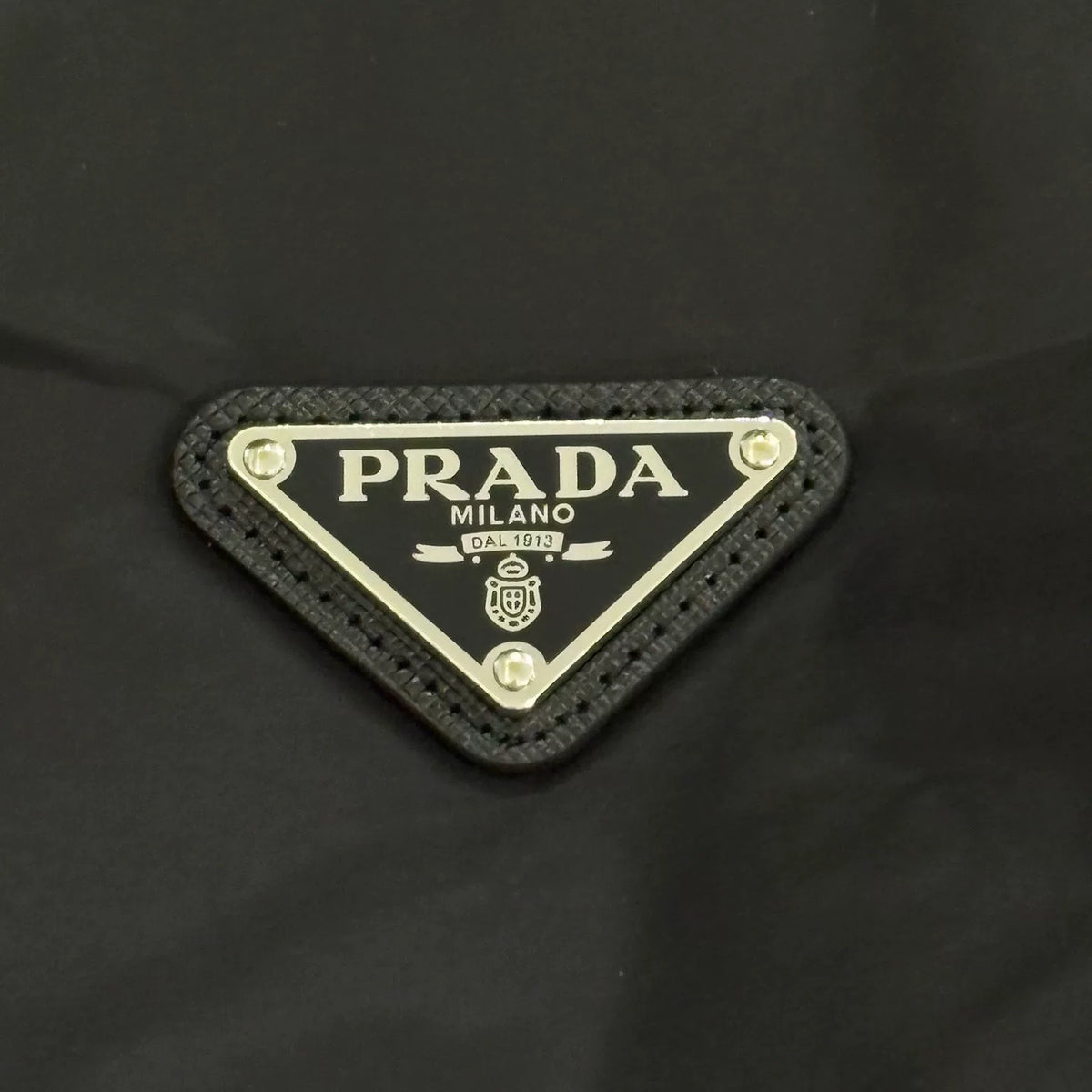 Prada Black Triangle Logo Re-Nylon Jacket