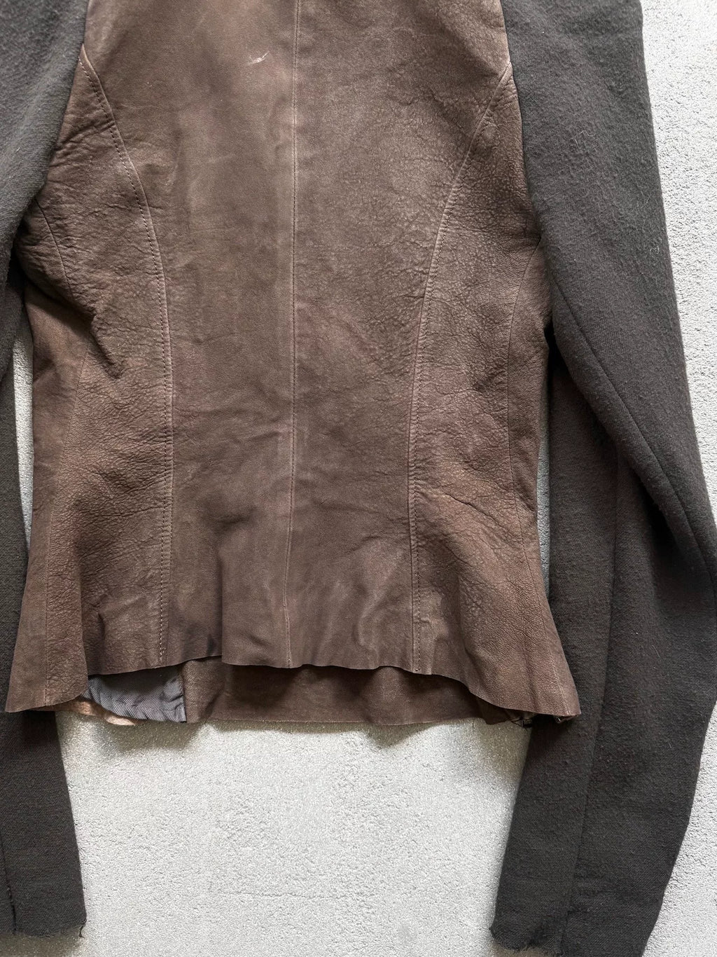 Haider Ackermann AW10 Leather Zip-Up Jacket