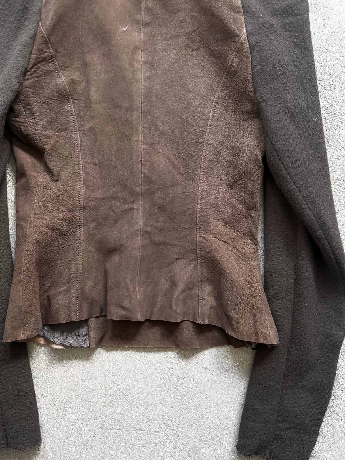 Haider Ackermann AW10 Leather Zip-Up Jacket