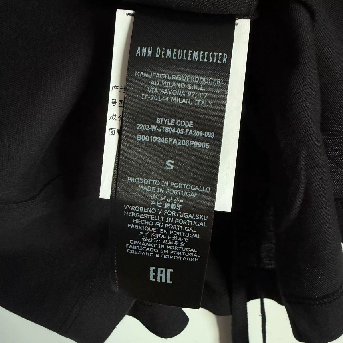 Ann Demeulemeester Ribbon T-Shirt